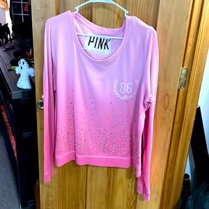 VS Pink long sleeves bling shirt